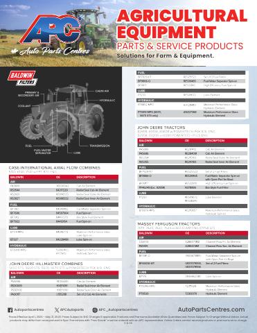 APC Agri 2026 catalogue cover