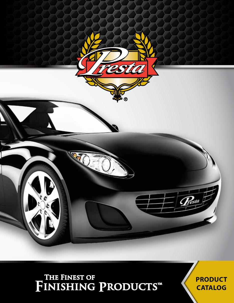 Presta Automotive 2015 catalogue cover